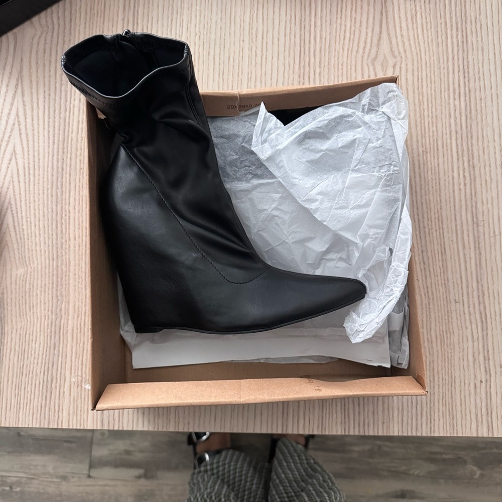 ASOS Black Ankle Booties